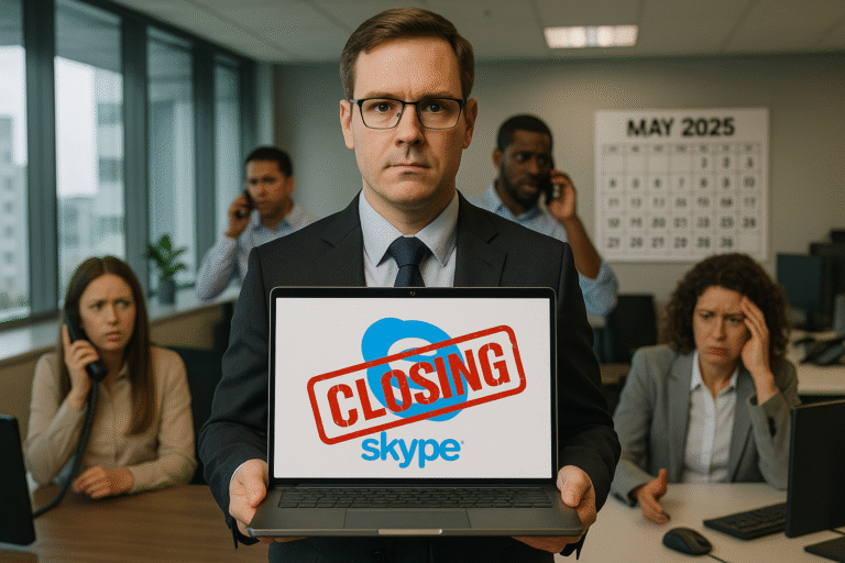 Skype’i sulgemine 2025: mida see tähendab suurtele ettevõtetele