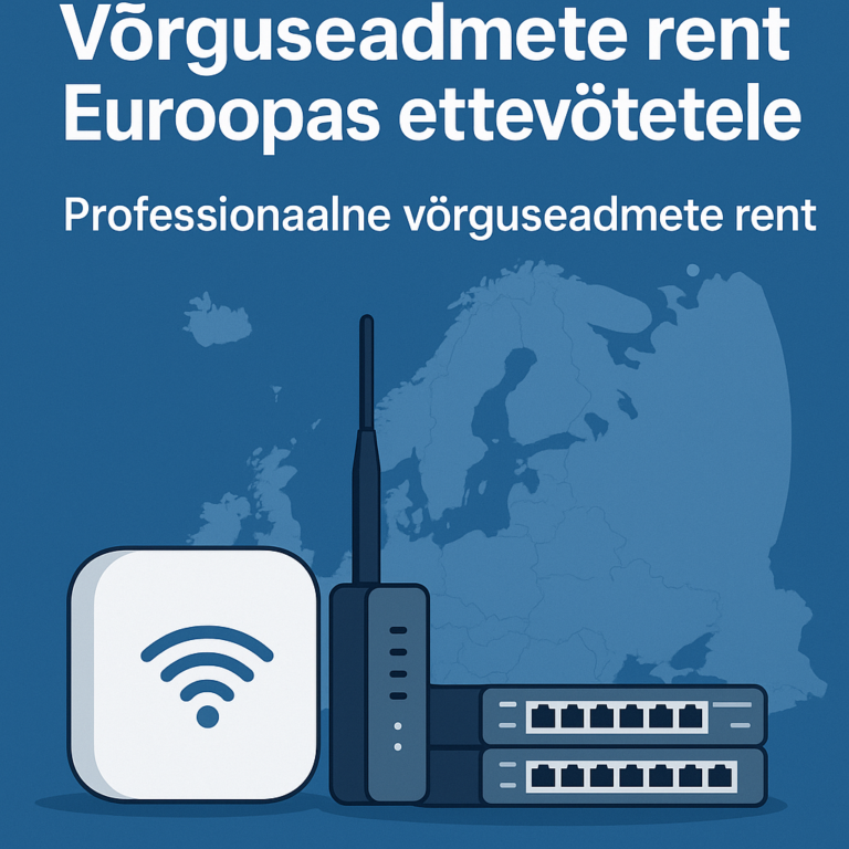 Võrguseadmete rent euroopas ettevõtetele