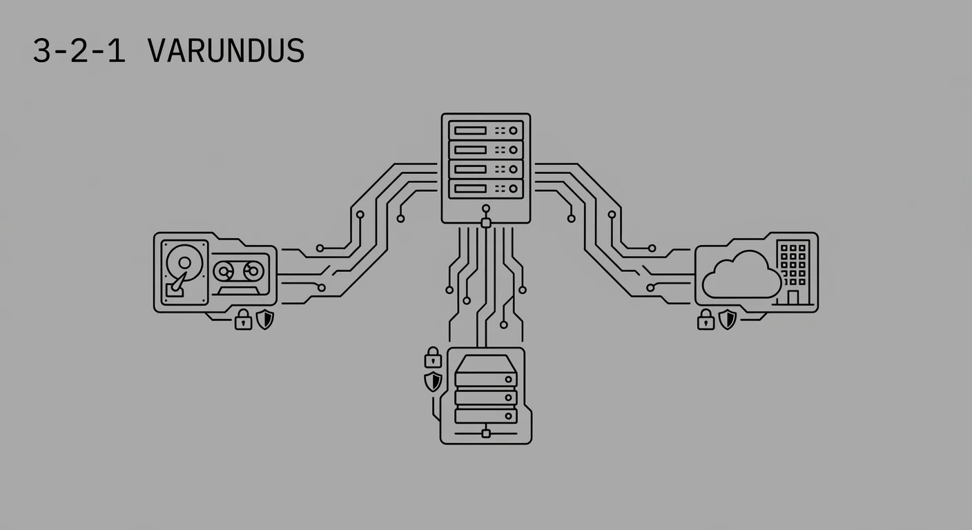 3-2-1 varunduse skeem