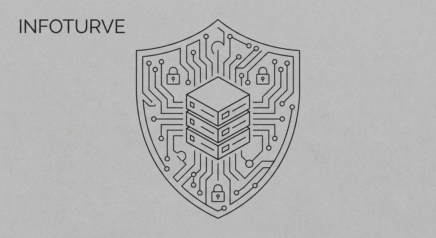 infoturbe kontseptsiooni illustratsioon