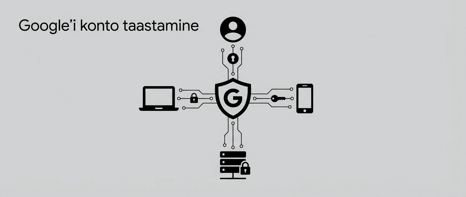 Google konto taastamise skeem