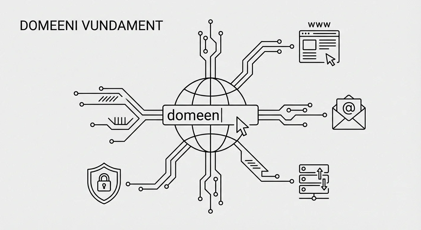 domeeni it-vundamendi illustratsioon