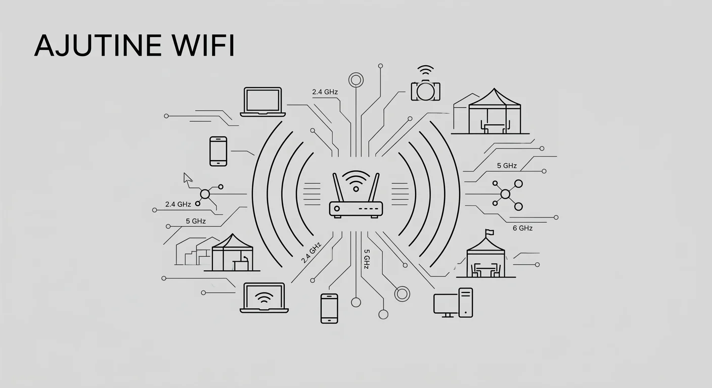 Ajutise WiFi võrgu skeem