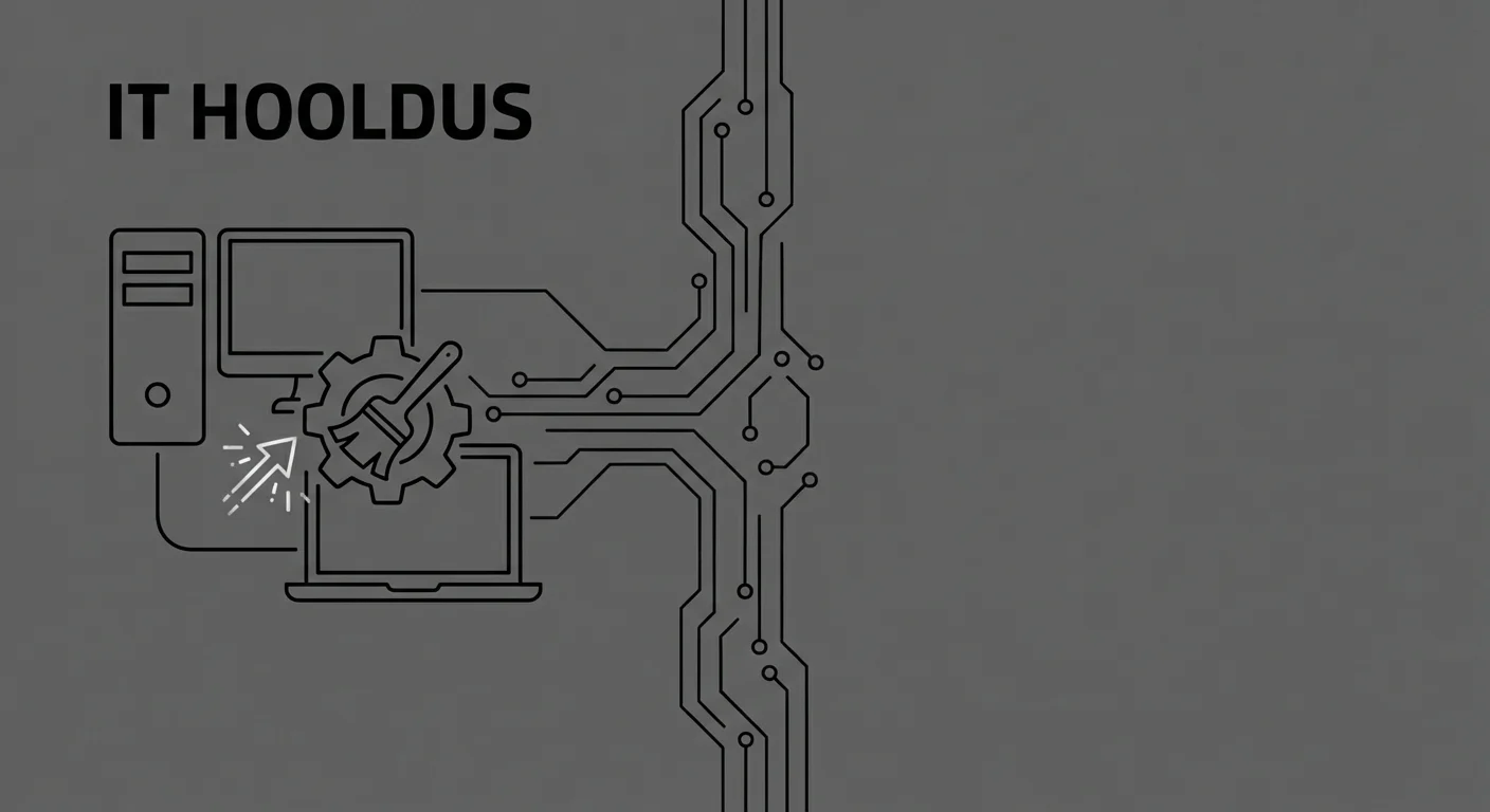 IT hooldus illustratsioon