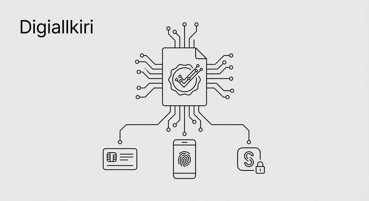 Digiallkirja IT-arhitektuuri skeem