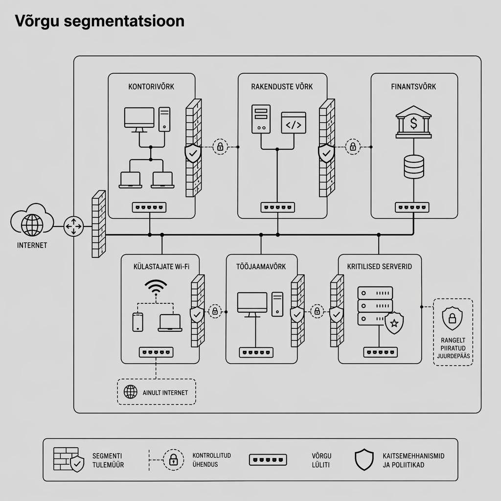 Võrgu segmentatsiooni skeem