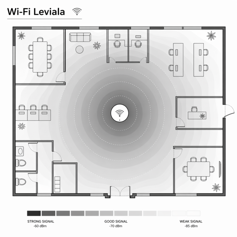 Wi-Fi leviala kaart