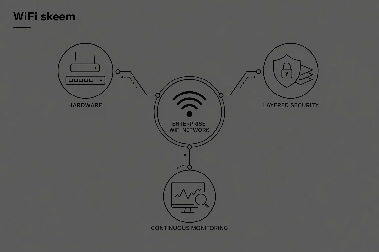 Ettevõtte WiFi skeem